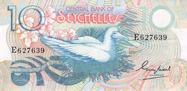 10 Rupees p.28 Seychellen